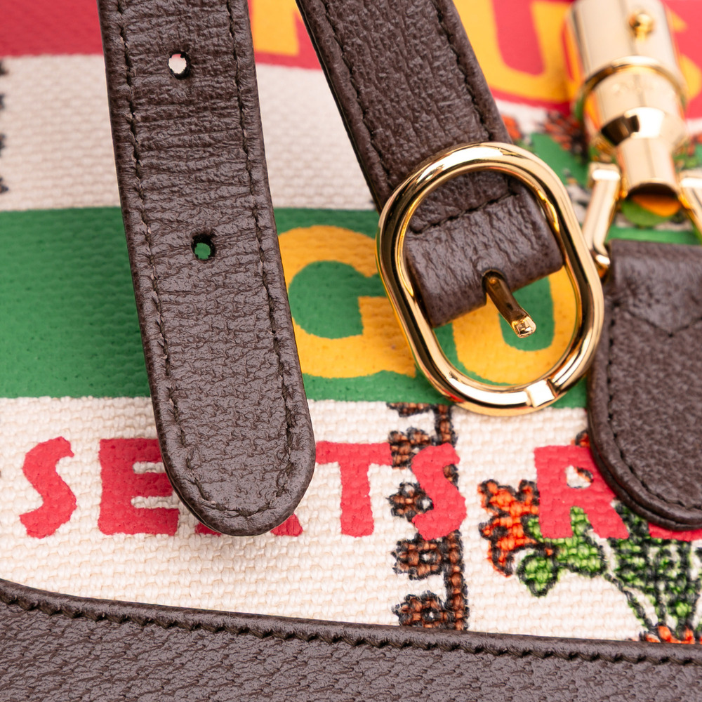 Pre-Loved Gucci Small Canvas 100 Centennial Music Jackie 1961 Crossbody - Picture 9 of 12
